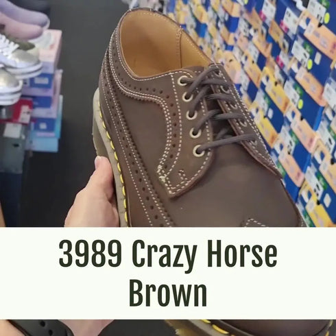 Dr Martens - 3989 Brouge Shoes Crazy Horse Leather Brown